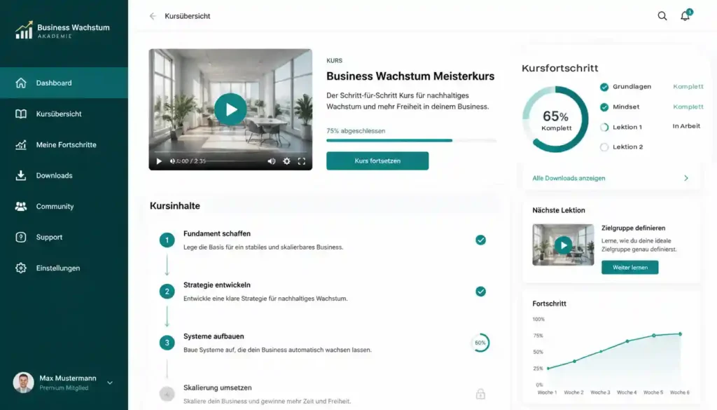 Mein Kursbusiness, der Hebel für deinen Online-Business Erfolg 8 Mein Kursbusiness
