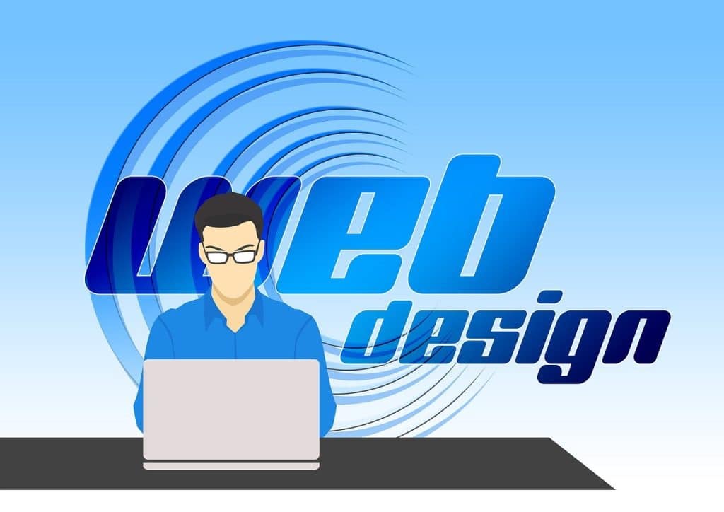 Designelemente von Websites