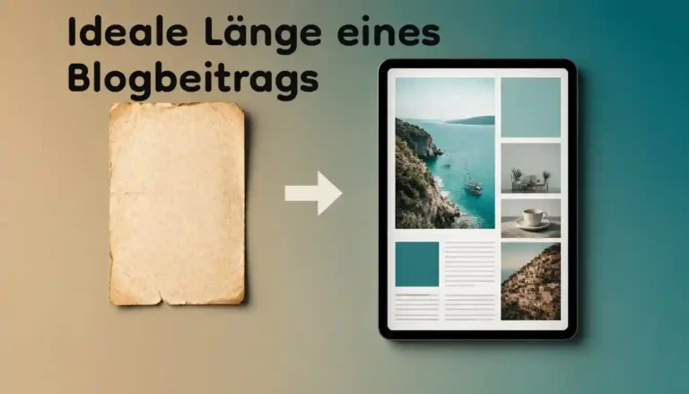 ideale Länge eines Blogbeitrags