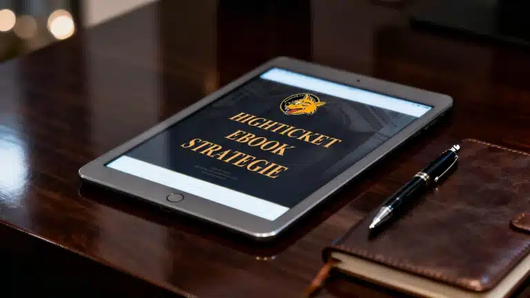 die highticket ebook strategie