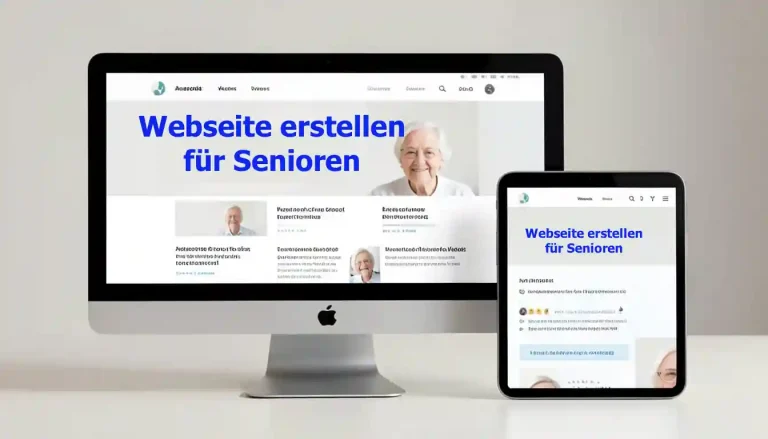 Webseite erstellen für Senioren
