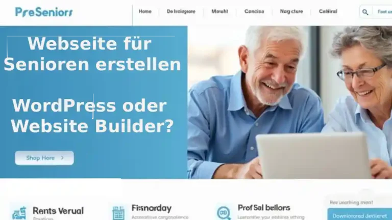 Webseite für Senioren erstellen – WordPress oder Website Builder?
