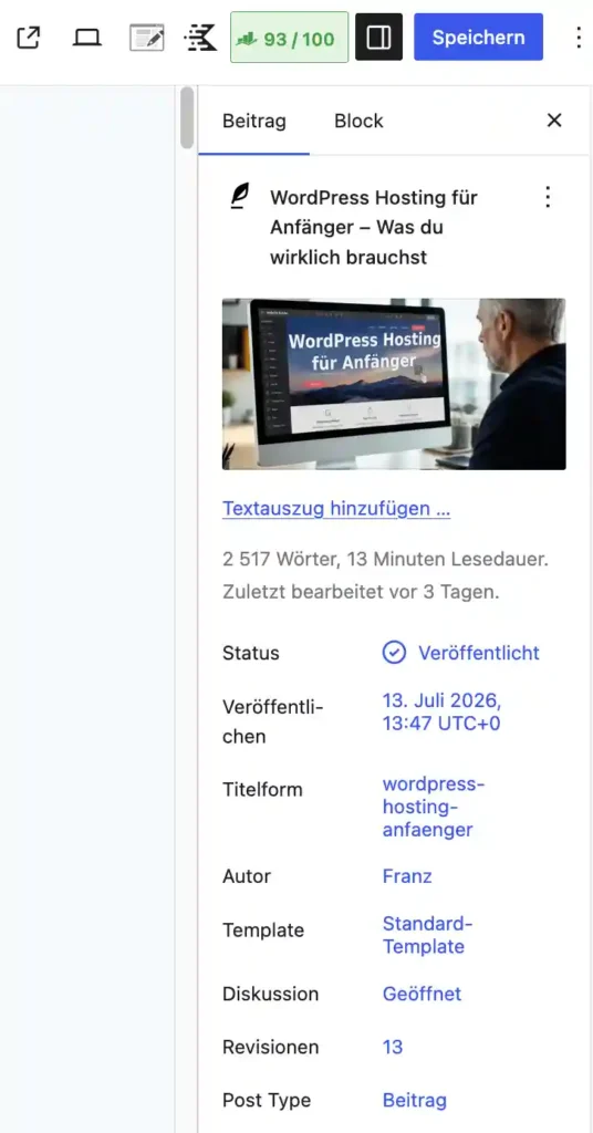 WordPress: Welche Plugins nutze ich wirklich? (Mein Setup) 8 Rabkmath seo