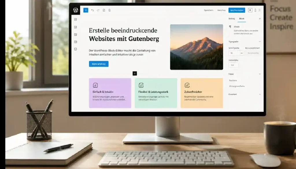 Webseiten mit Gutenberg Editor erstellen