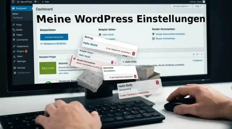 Meine WordPress Einstellungen
