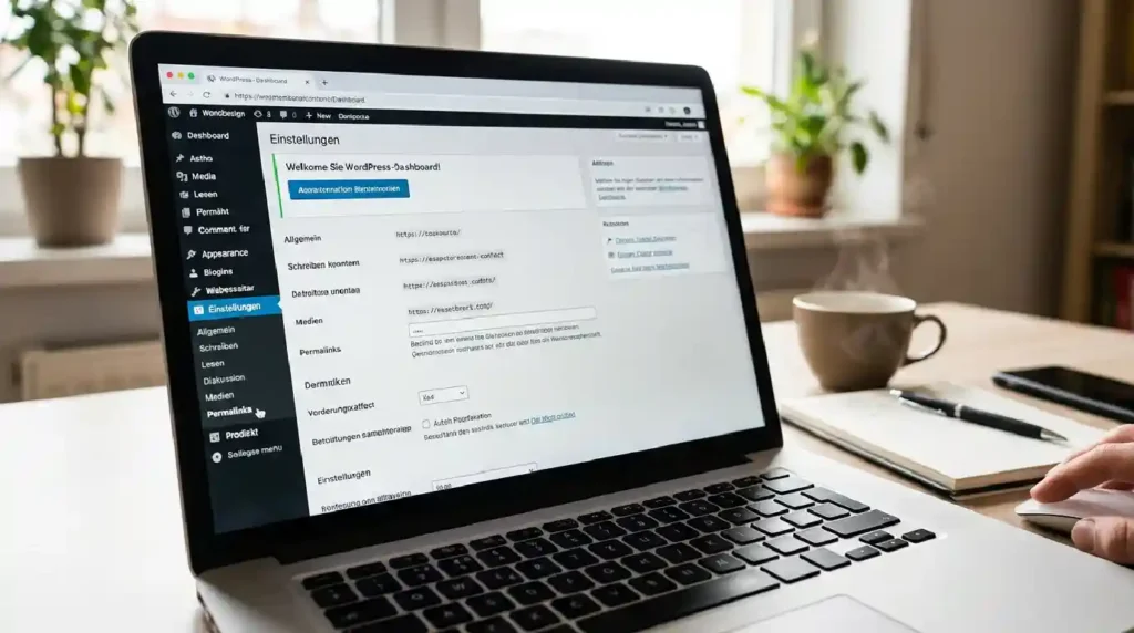 WordPress Einstellungen Kperformance